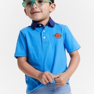 NWT Epic Threads Toddler Boys Blast Off Graphic Polo Shirt,